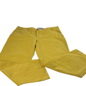 Banana Republic City Chino Perfect Gold Khaki Pants